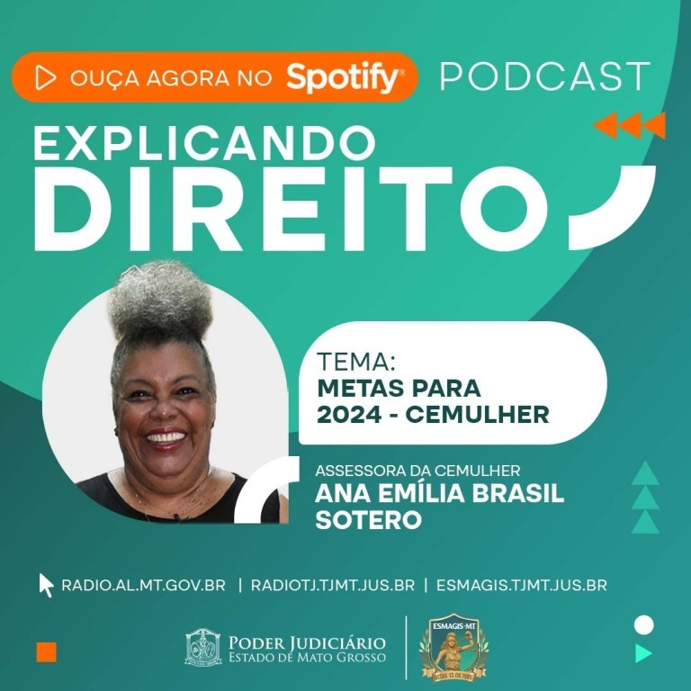 Ana Emília Sotero fala sobre ações da Cemulher no podcast Explicando Direito