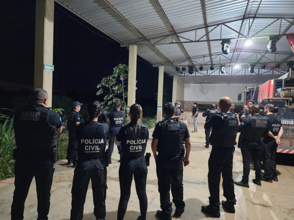 Polícia Civil deflagrada operação com foco em organização criminosa em Confresa
