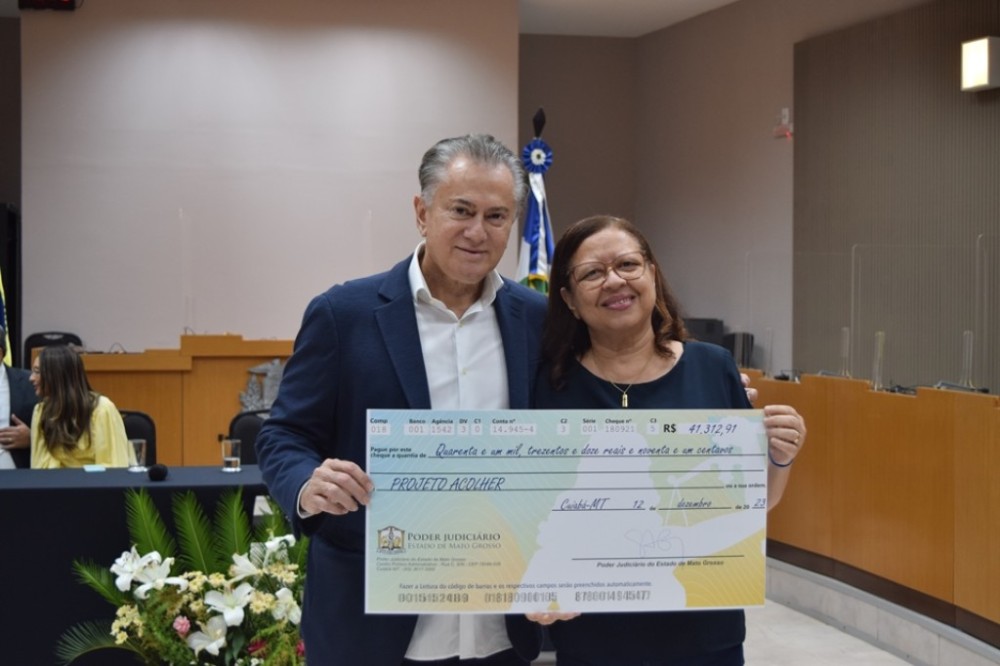 Vara de Execuções penais destina mais de R$ 1,5 milhão para instituições públicas e beneficentes