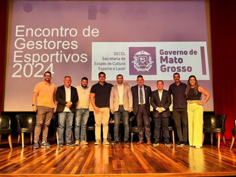 Secretário de Esporte e Lazer participa de encontro anual de gestores em Cuiabá