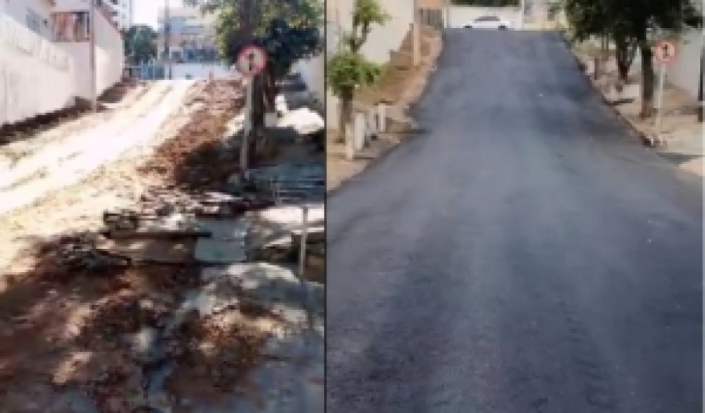 Após intervenção de Luis Cláudio, rua no bairro Goiabeiras é restaurada