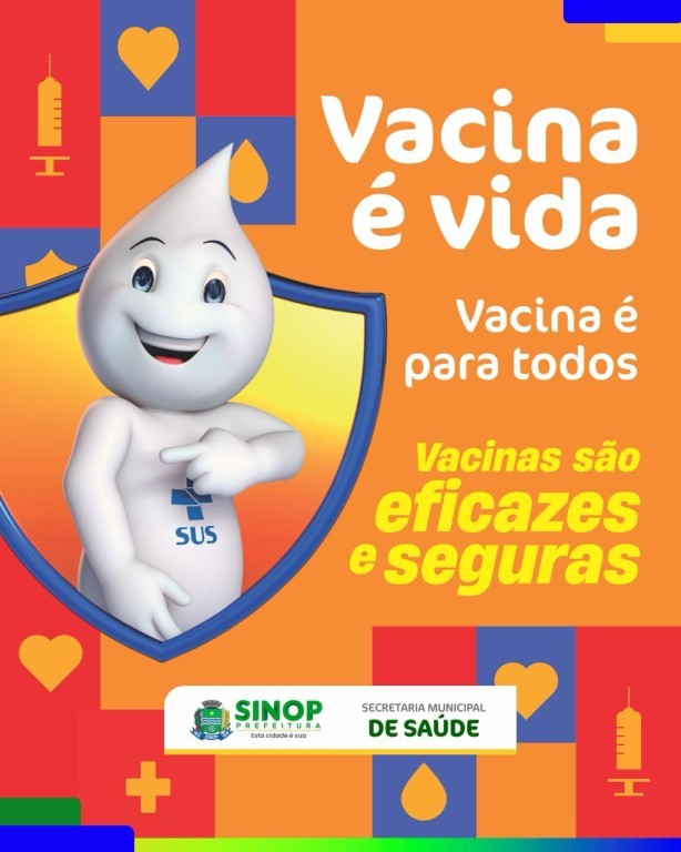 SMS reforça importância de manter o cartão de vacinas atualizado
