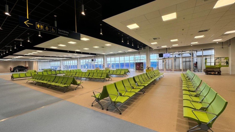 Novo terminal do aeroporto avança e deve ser entregue em breve; Prefeitura intensifica trabalhos de infraestrutura na região