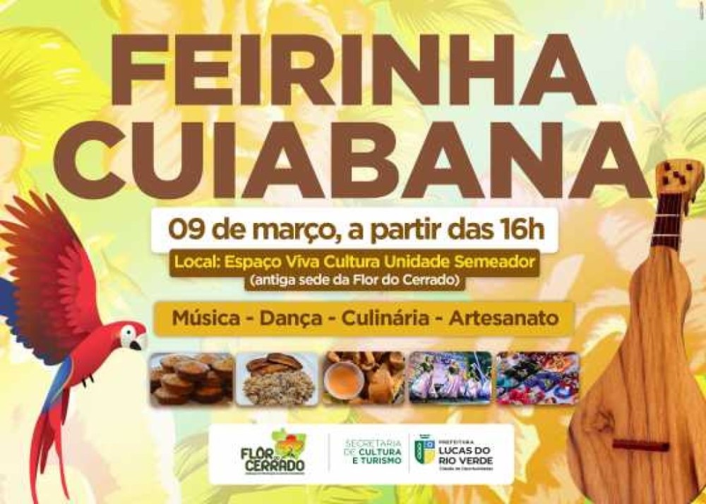 1ª Feirinha Cuiabana do ano acontecerá neste sábado (09)
