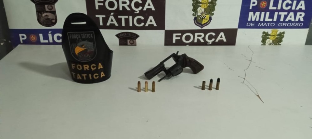 Polícia Militar prende homem por porte ilegal de arma em Rondonópolis