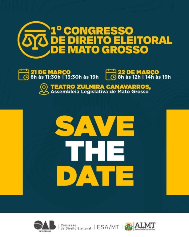 Magistrados(as) podem se inscrever gratuitamente para Congresso de Direito Eleitoral
