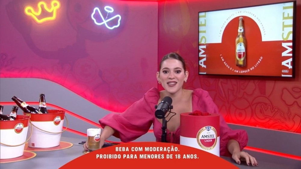 Amstel estreia quadro inédito ‘I AM SINCERINHO’ no MesaCast BBB
