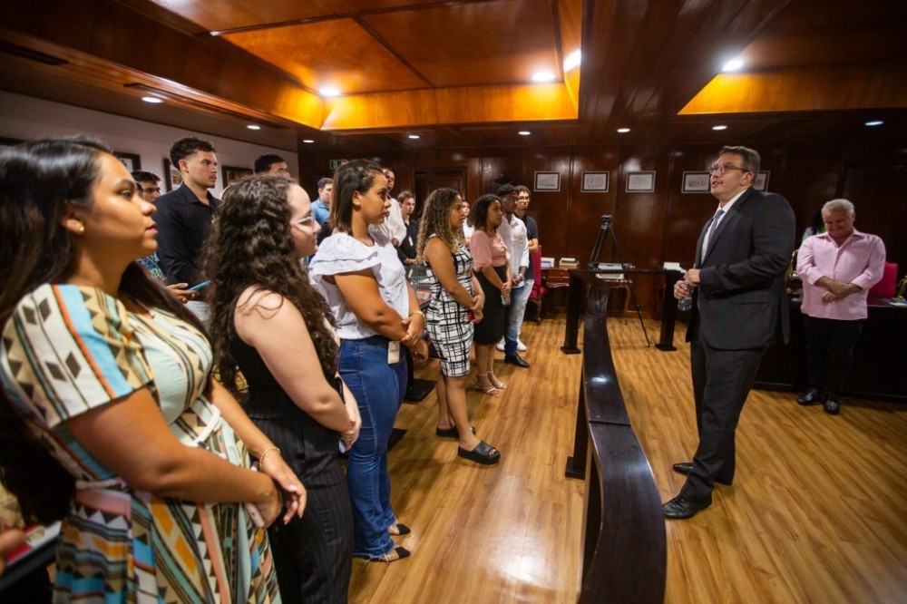 Nosso Judiciário: Acadêmicos de Direito da Faculdade Fasipe visitam o Tribunal de Justiça
