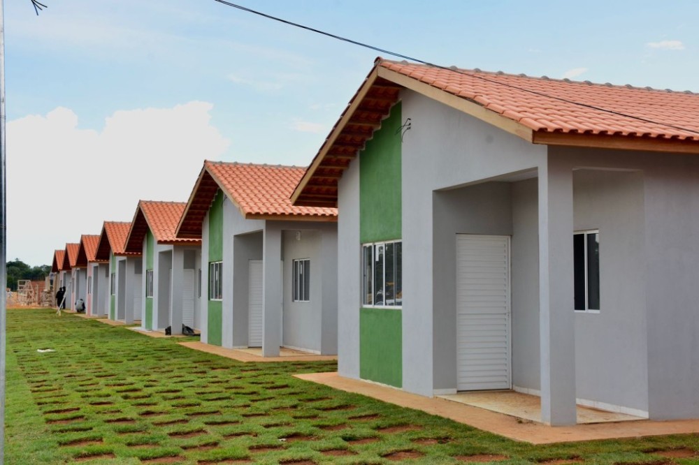 Casas populares do programa SER Família Habitação em Lucas do Rio Verde estão 40% concluídas