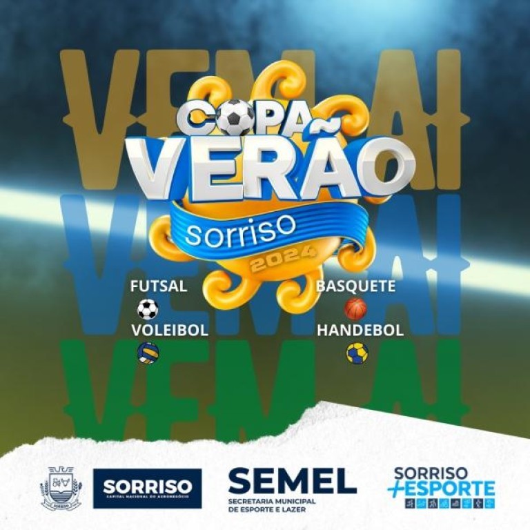 Terceira edição da Copa Verão promete agitar Sorriso