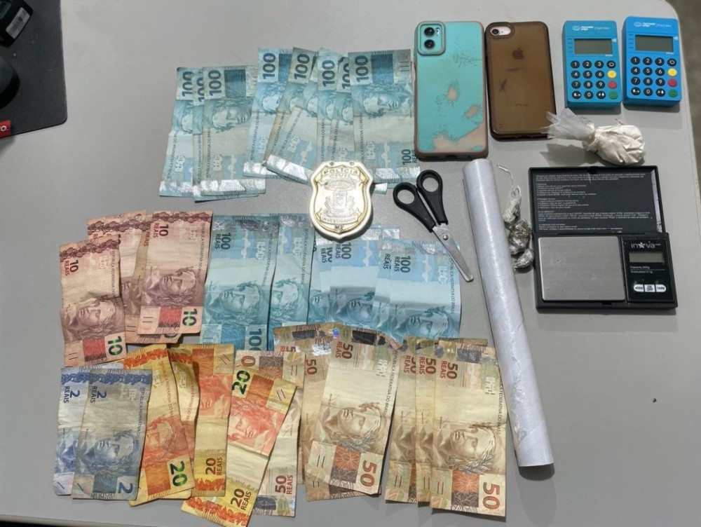 Polícia Civil cumpre ordens de buscas e apreende drogas e dinheiro em residências em Poconé