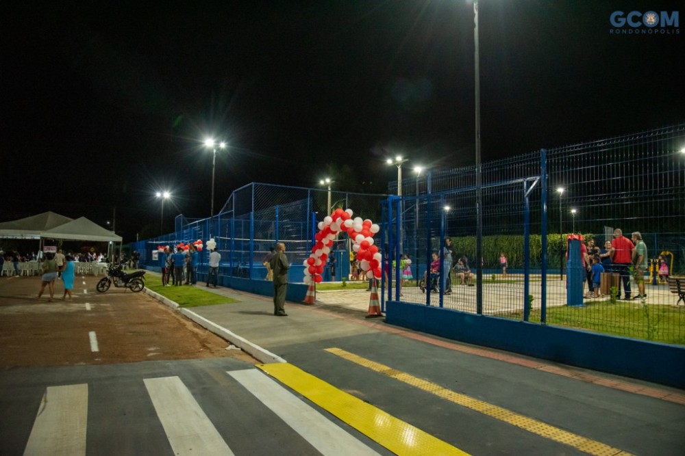 Nova área de lazer é entregue a comunidade da Vila Canaã