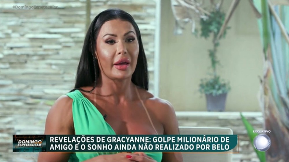 Em entrevista, Gracyanne Barbosa fala de golpe milionário que sofreu: ‘Decepção’