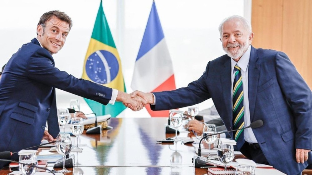 Macron viu compromisso do Brasil com o meio ambiente, diz Lula