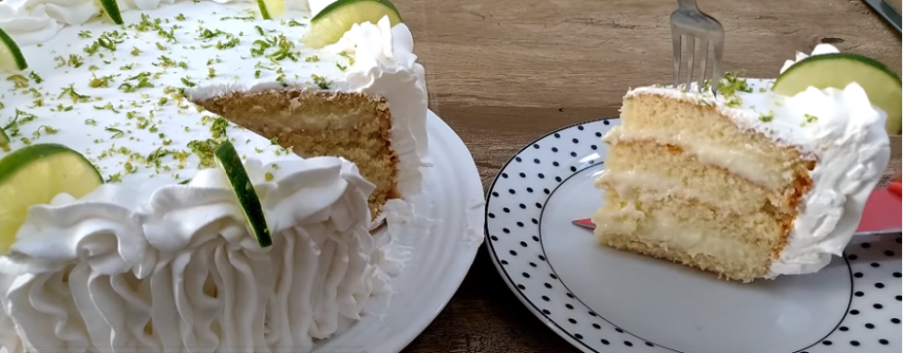 Bolo de limão gelado