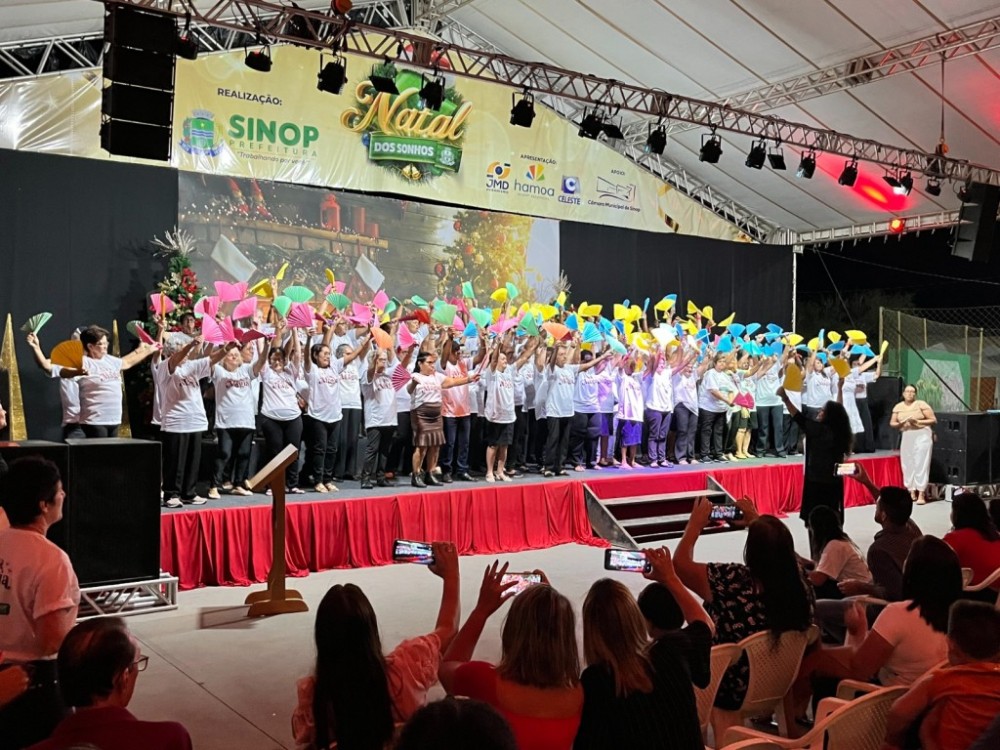 Apresentação do coral de idosos dos CRAS será hoje (14) no palco do Natal dos Sonhos