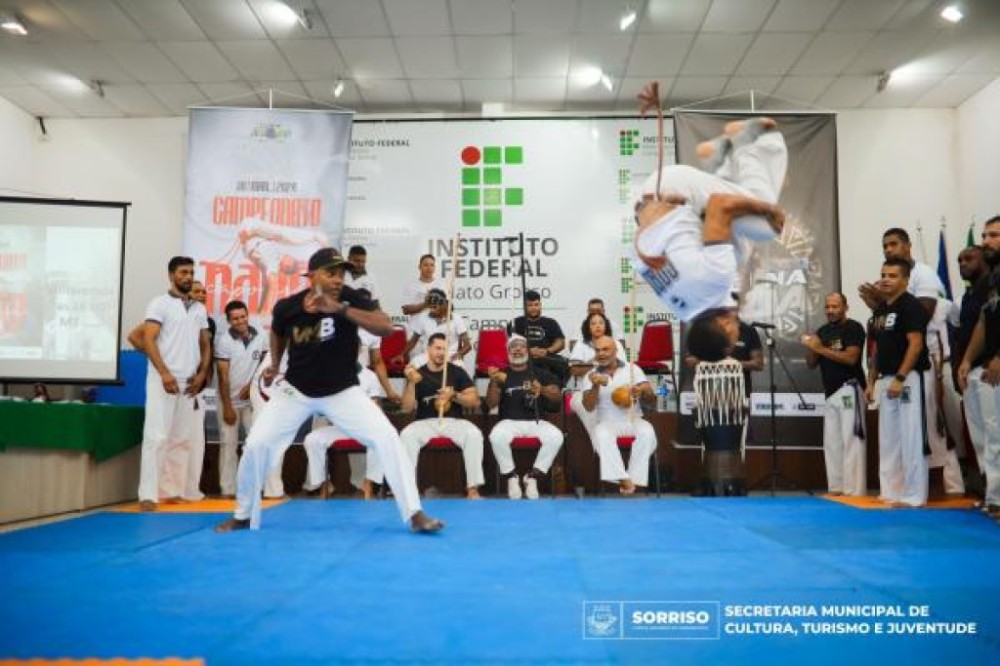 Campeonato reúne mais de 130 capoeiristas em Sorriso