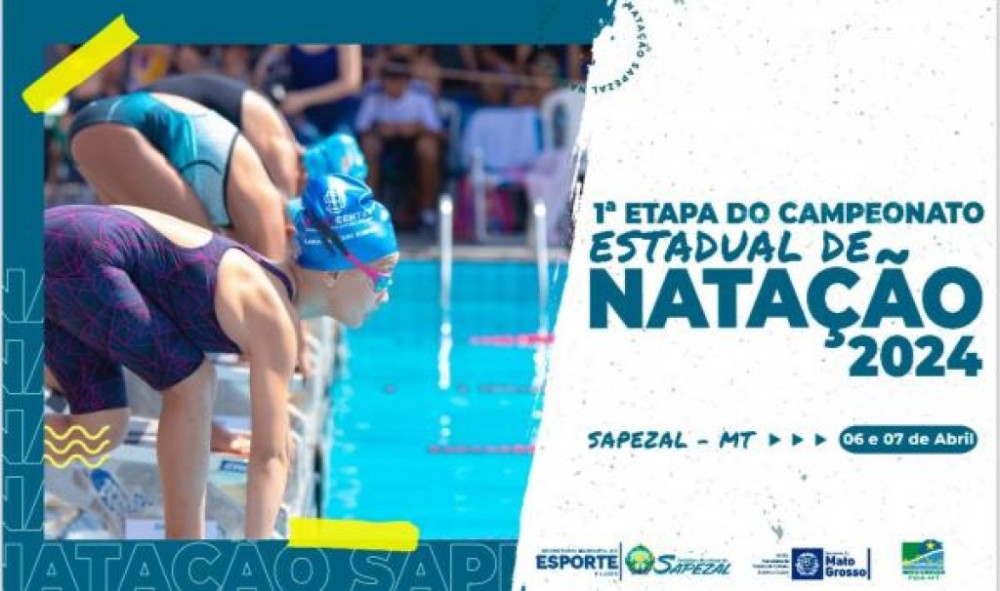 Sorrisenses disputam Campeonato Estadual de Natação em Sapezal