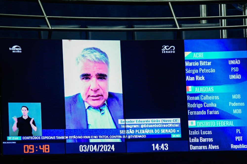 Girão critica atuação do STF sobre ampliação do foro privilegiado