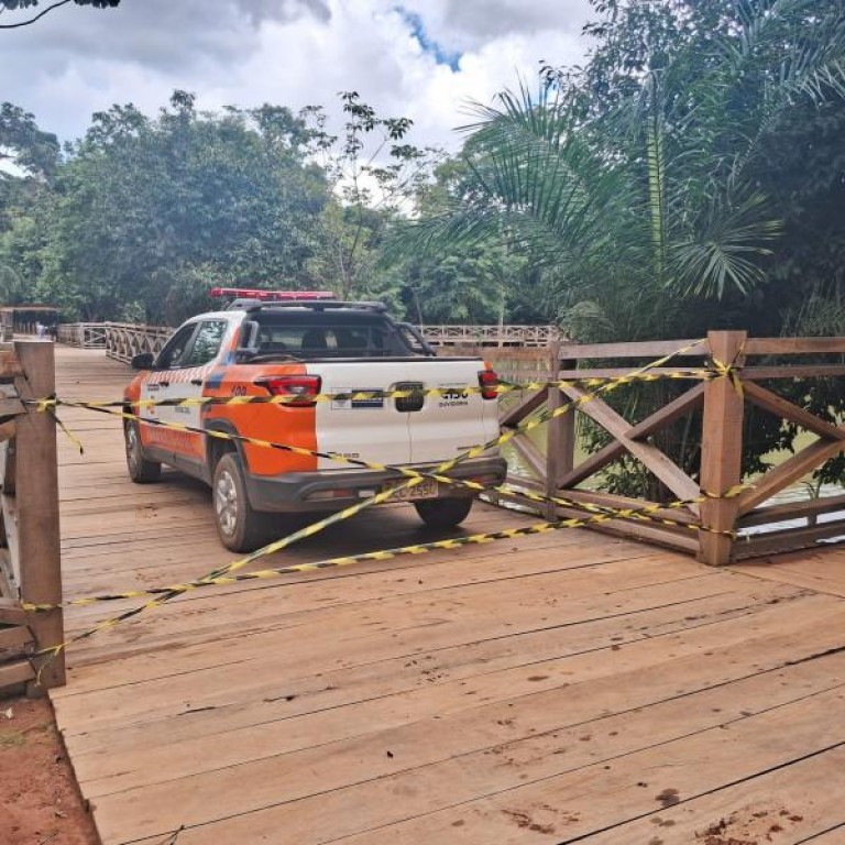Lago do Parque Ecológico é isolado para finalizar a obra