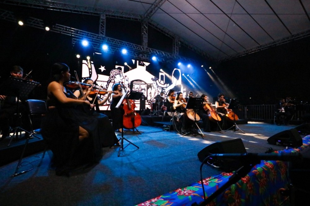 305 anos de Cuiabá: Parque das Águas é palco de apresentação de orquestra e público fica encantado