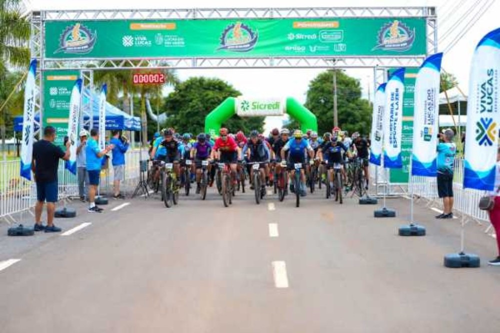Desafio MTB movimentou ciclistas de Lucas do Rio Verde