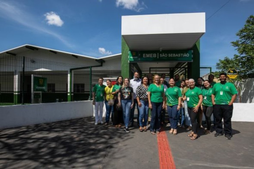 Secretária de Educação faz vistoria técnica na EMEB São Sebastião, 23ª unidade reformada no segundo mandato do Prefeito Emanuel Pinheiro