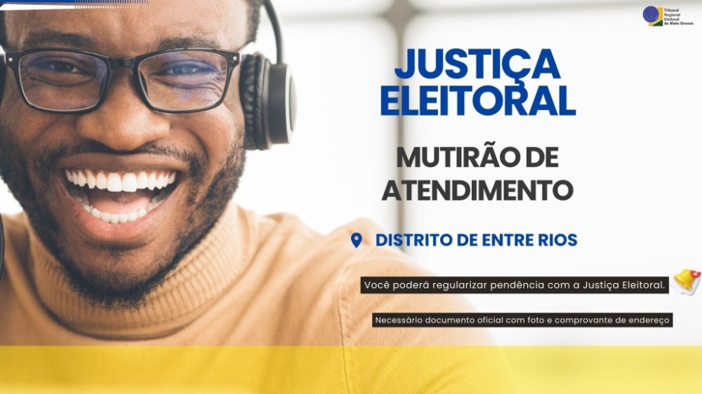 Mutirão da Justiça Eleitoral em Nova Ubiratã/MT: Atendimento aos eleitores do Distrito de Entre Rios