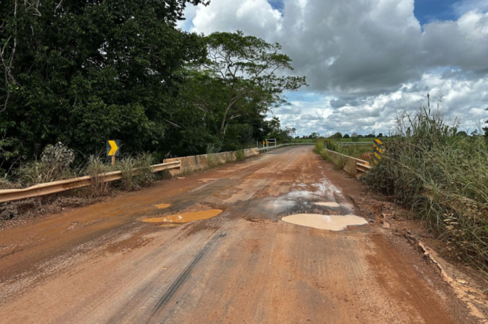 MPMT pede providências urgentes ao Estado para recuperação de rodovia