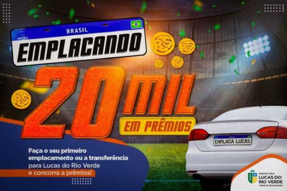 Emplaca Lucas: Próximo sorteio da campanha será em maio