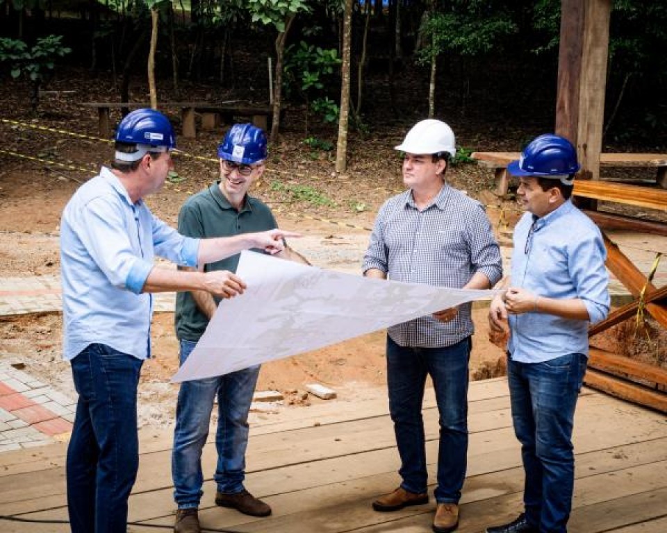 Avança a obra de revitalização do Parque Ecológico Claudino Frâncio