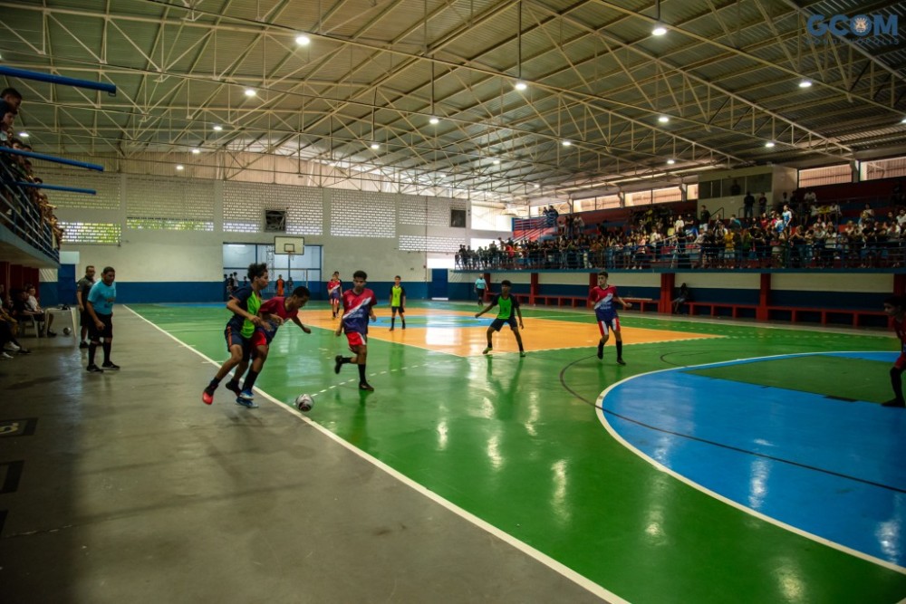 Final do futsal marca primeira fase dos Jogos Escolares