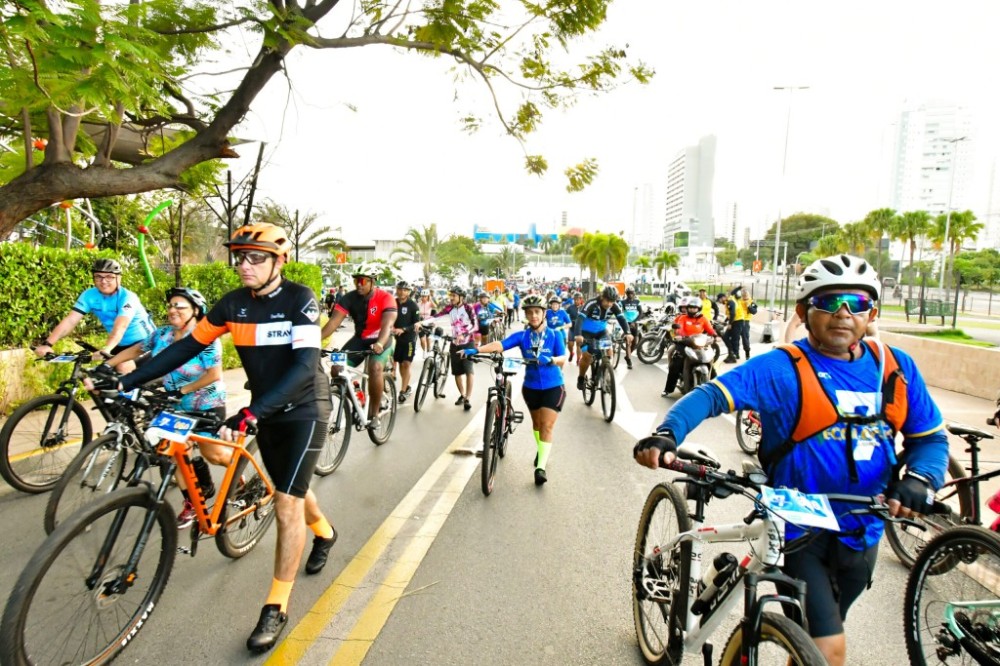7º Pedal da Semob arrecada duas toneladas de alimentos para doação e sorteia 4 bicicletas profissionais