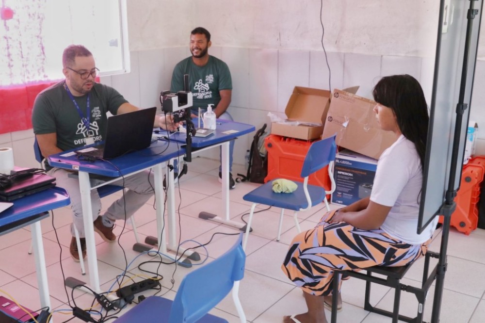 Justiça Eleitoral participa de mutirão indígena no município de Canarana