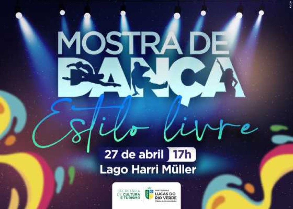 Mostra de Dança Estilo Livre será realizada neste sábado (27)