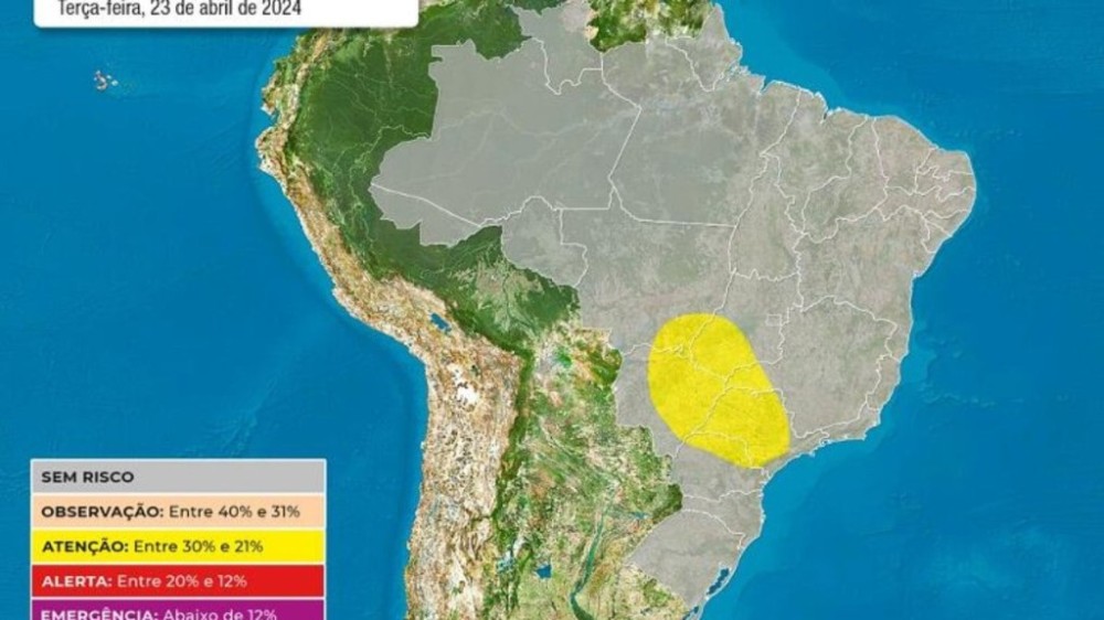 Sudeste e Centro-Oeste têm ar seco hoje; onda de calor se aproxima