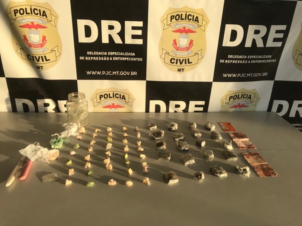 Polícia Civil prende traficante e fecha boca de fumo pela quarta vez no bairro Osmar Cabral