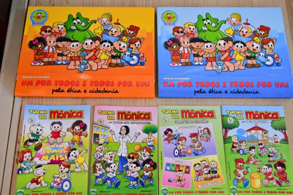 Prefeitura de Cuiabá, em parceria com CGU e Instituto Maurício de Sousa, trabalha programa de ética e cidadania nas escolas