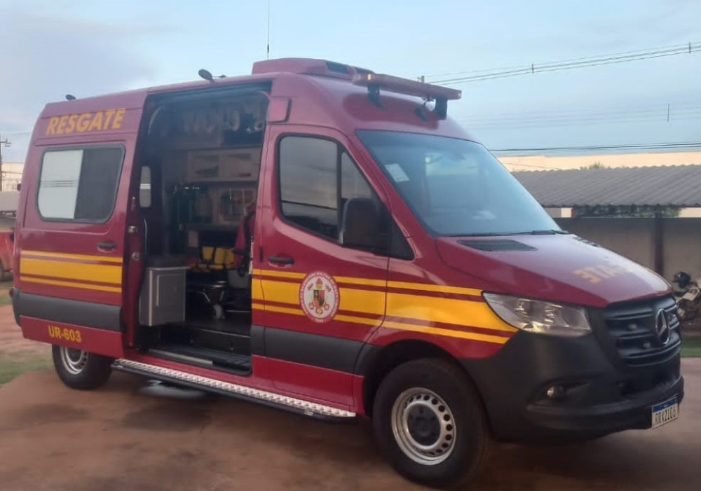 Corpo de Bombeiros de MT entrega viatura de resgate para atendimento pré-hospitalar em Juína