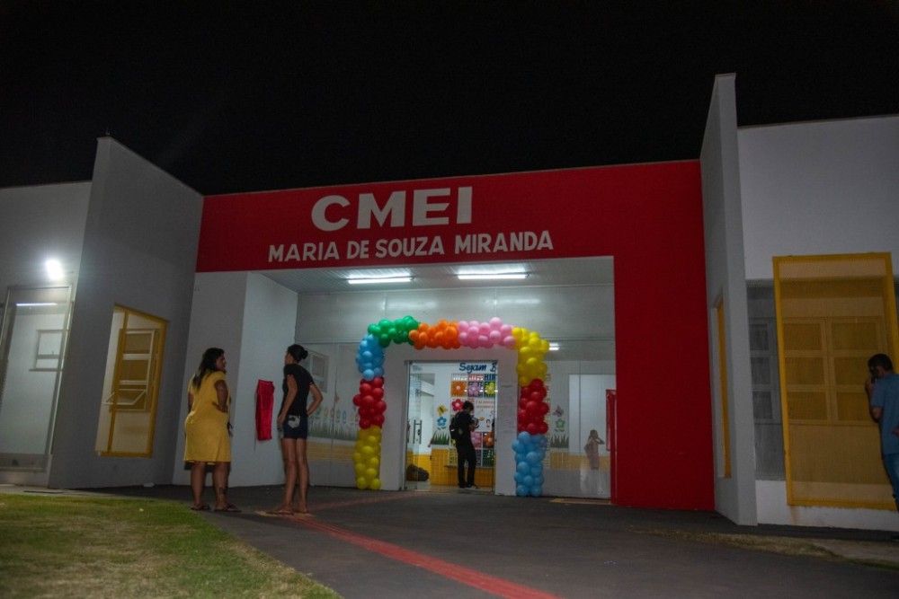 Segunda creche de período integral é entregue a comunidade