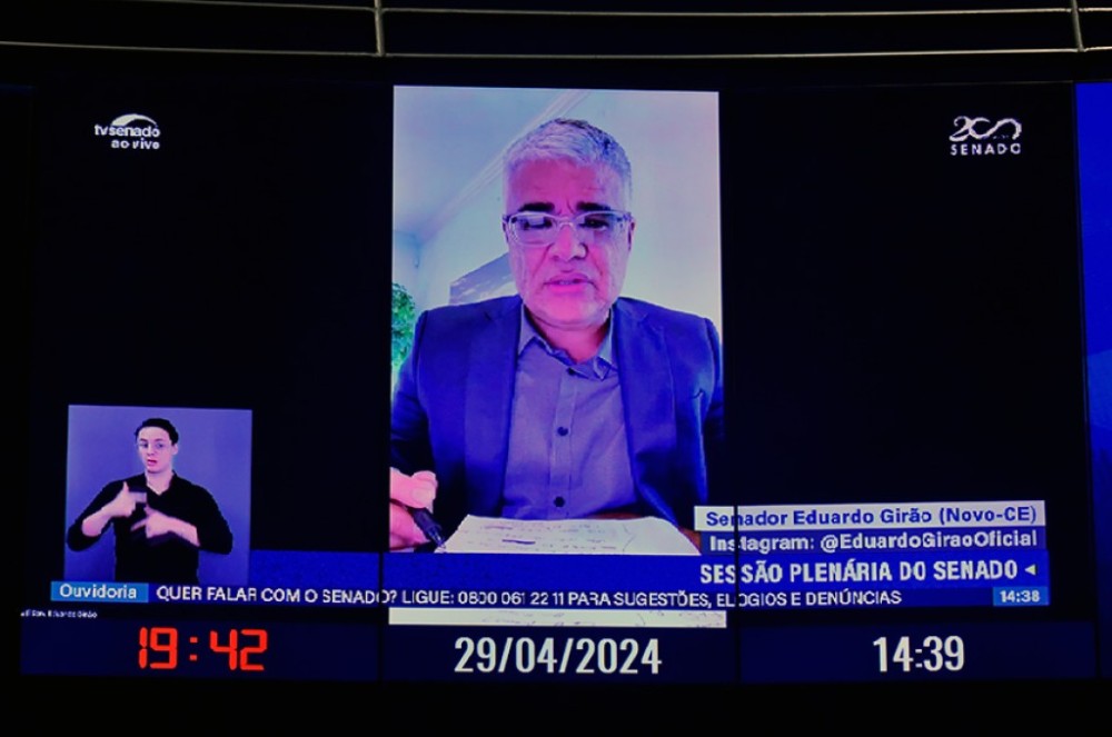 Após jantar de Lula com STF, Girão cobra Senado sobre independência entre Poderes