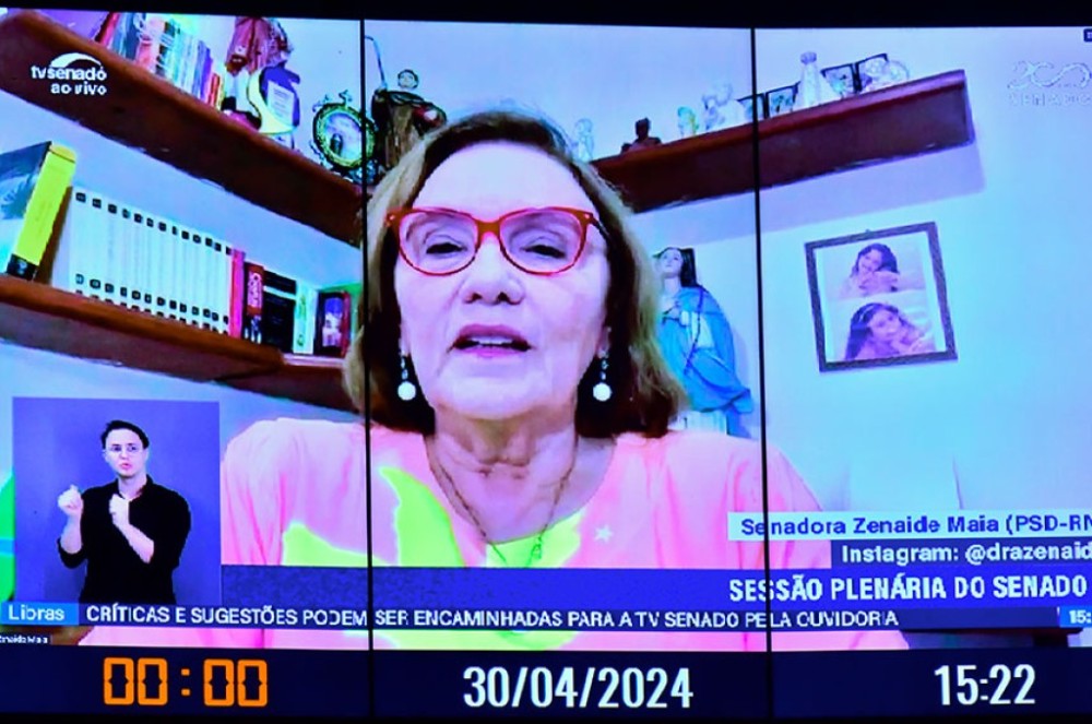 Zenaide critica falta de verba para saúde, educação e segurança no Orçamento