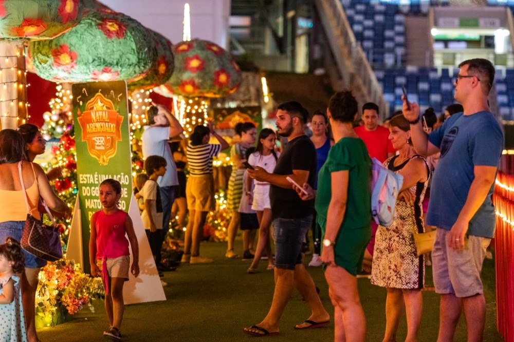 Mais de 33 mil pessoas já passaram pela Arena Pantanal para viver as emoções do Natal Abençoado do SER Família