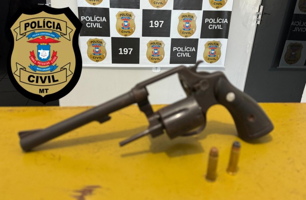 Polícia Civil prende jovem por porte ilegal de arma de fogo na zona rural de Cocalinho