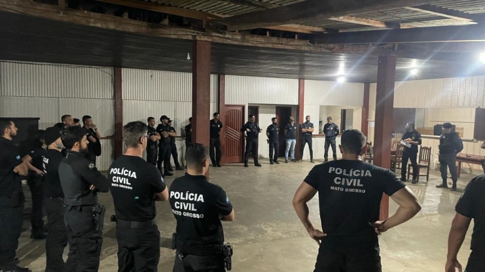 Polícia Civil deflagra operação contra integrantes de facção criminosa em Marcelândia
