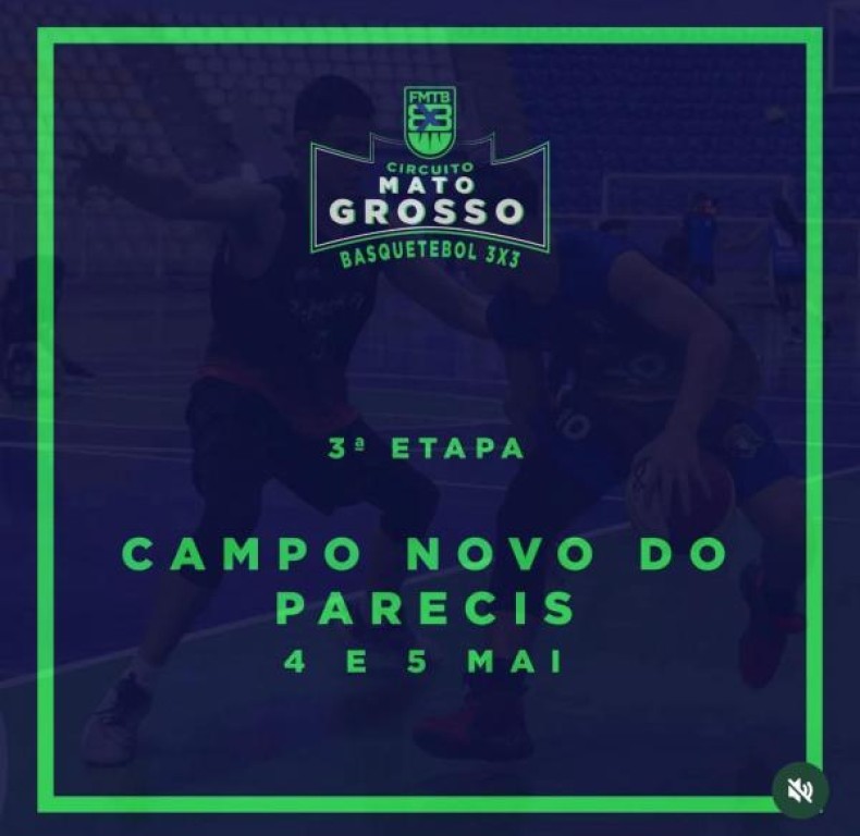 Sorrisenses participam da 3ª etapa do Circuito Mato Grosso de Basquete 3x3
