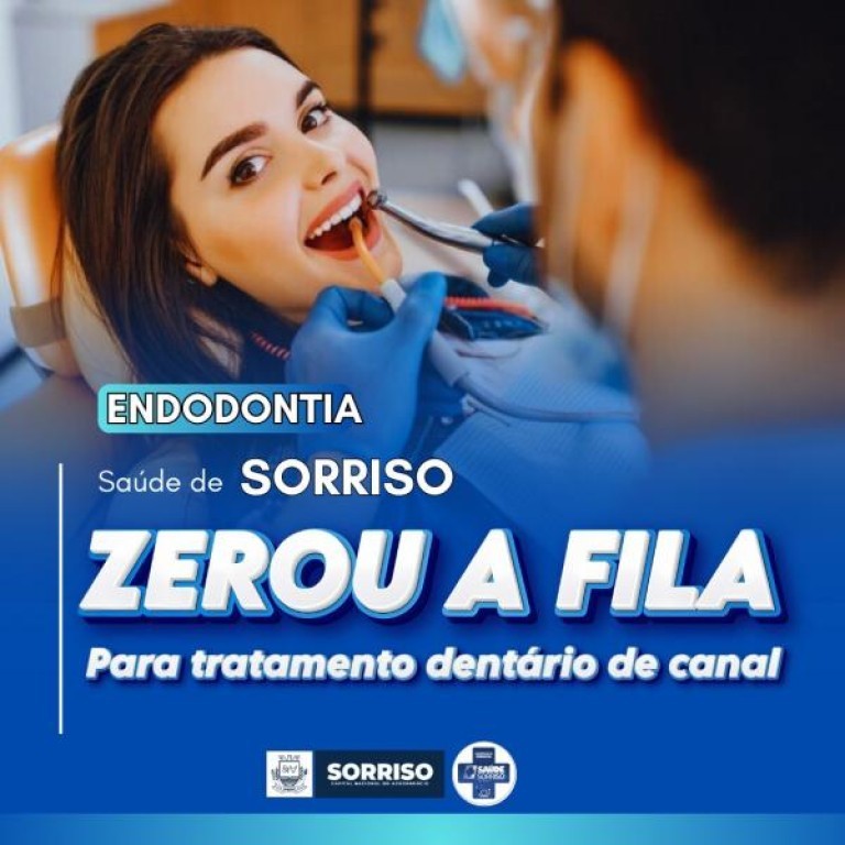Saúde de Sorriso zera mais uma fila, dessa vez de Tratamento de Canal