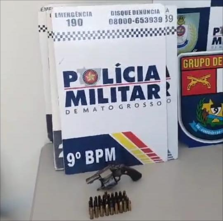 Polícia Militar prende em flagrante homem com arma de fogo ilegal em Cuiabá