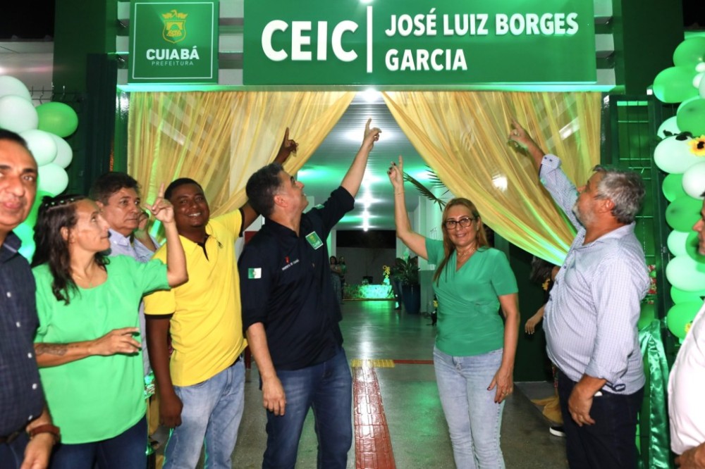 Prefeito Emanuel Pinheiro entrega novo CEIC José Luiz Borges Garcia; 28ª obra de requalificação em unidades de ensino