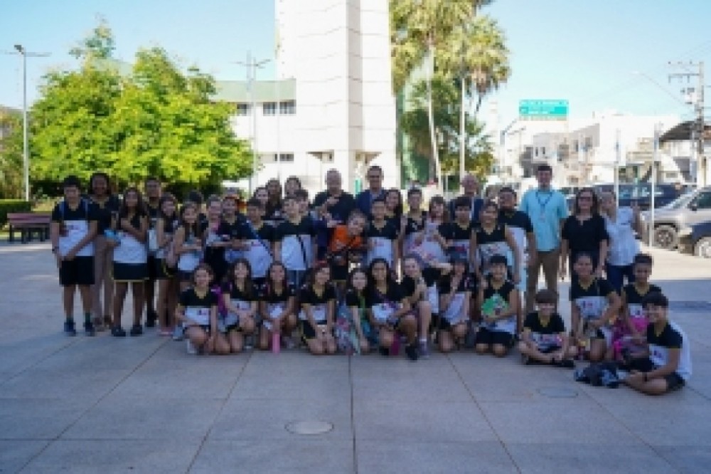 Projeto Cuiabaninhos recebe alunos do Colégio Espaço do Saber